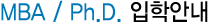 MBA/Ph.D. ���оȳ�